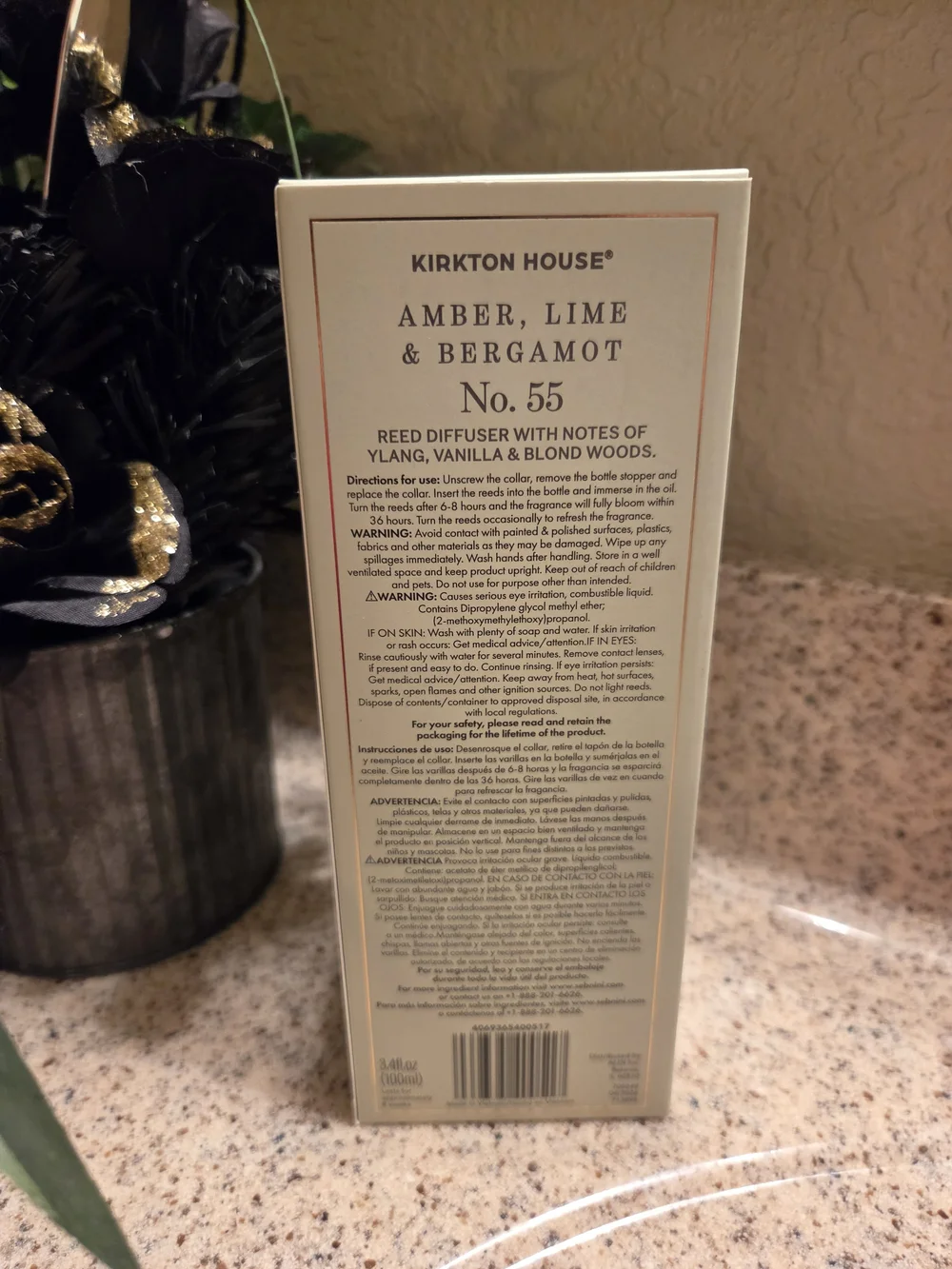 Kirkton House Amber, Lime & Bergamot No.55 Reed Diffuser